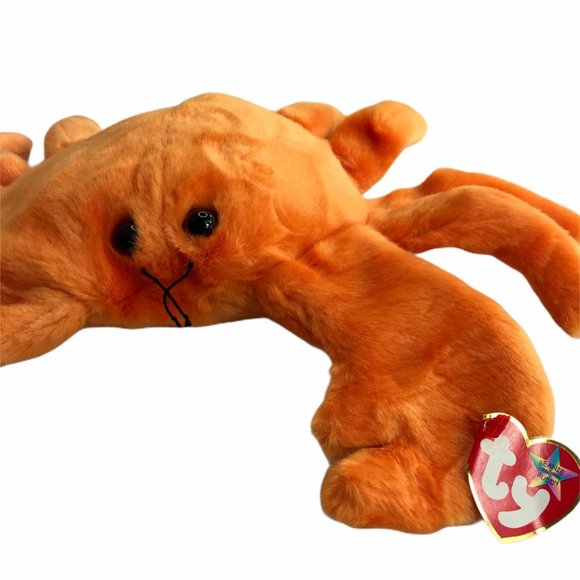 Ty Beanie Baby Orange Crab "Digger" Tag Attached - Picture 3 of 9